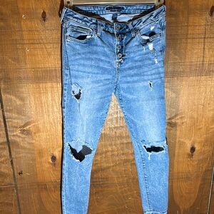 arizona ripped skinny jeans